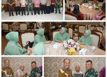 Bupati dan Wakil Bupati Asahan Temu Ramah Dengan Danrem 022/PT