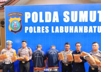 Polres Labuhanbatu Gagalkan Pengiriman 12,6 Kg Ganja Kering dan Tangkap 2 Tersangka 