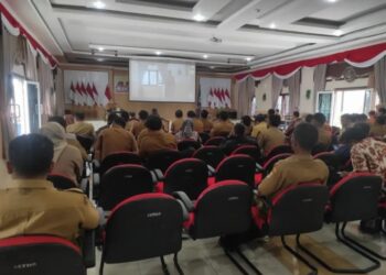 Dinas BPBD Kabupaten Pakpak Bharat  Sosialisasikan Kajian Resiko  Bencana