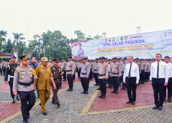 Bupati Hadiri Apel Ops Mantap Brata Polresta Deli Serdang