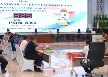 PB PON Wilayah Sumut Rasionalisasi Kebutuhan Anggaran PON XXI