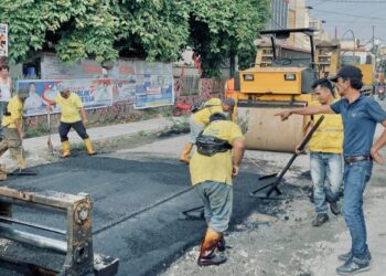 Jalan Diperbaiki, Warga Gang Rela Ucapkan Terima Kasih Kepada Wali Kota