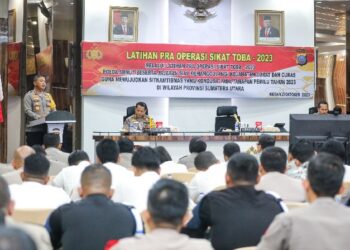 Buka Latihan Pra-Ops Sikat Toba 2023, Kapolda Sumut : Bereskan Curat, Curas dengan Penegakan Hukum