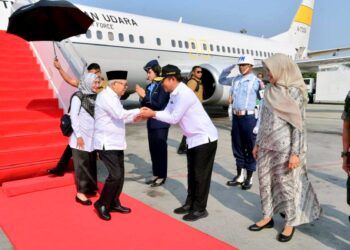 Pj Gubernur Hassanudin Sambut Kedatangan Wapres Ma’ruf Amin