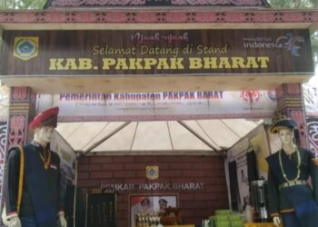Event Lake Toba Fashion Week  dan Agriculture Tahun 2023, Stand Pakpak Bharat ramai Dikunjungi