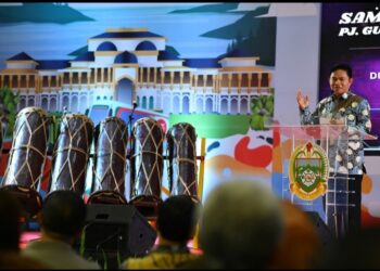 Bupati Pakpak Bharat, Franc Bernhard Tumanggor hadiri pembukaan Roadshow Bus KPK 2023 di Medan