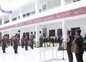 Kajati Sumut Lantik Wakajati, Asisten, Kajari dan Koordinator, Segera Identifikasi Jika Ada Masalah Jelang Pemilu 2024