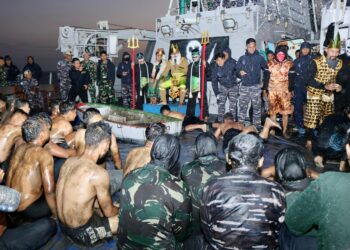 Satgas MTF TNI Konga XXVIII-N UNIFIL Tetap Lestarikan Tradisi TNI AL