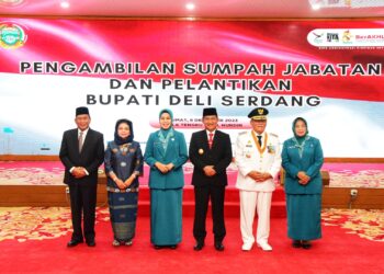 HM Ali Yusuf Siregar Resmi Dilantik Jadi Bupati Deli Serdang Definitif