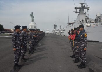 Tiga KRI Jajaran Satkor Koarmada II Dukung Pelayaran Latek Jalayudha Taruna AAL Tingkat IV Angkatan ke-69