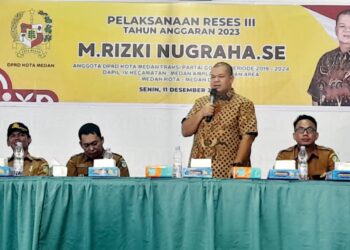Jemput Aspirasi Masyarakat, M.Rizki Nugraha Gelar Reses di Medan Amplas