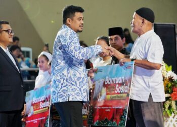 Ribuan Umat Kristiani Padati Perayaan Natal Oikumene Pemko Medan 2023