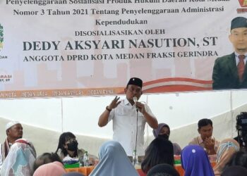 Sosialisasi Perda No 3 Tahun 2021, Dedy Aksyari Nasution : Adminduk Penting Sebagai Identitas Diri