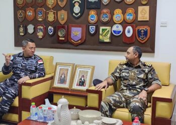Wujud Peran Diplomasi Angkatan Laut, Komandan KRI Diponegoro-365 Laksanakan Courtesy Cal