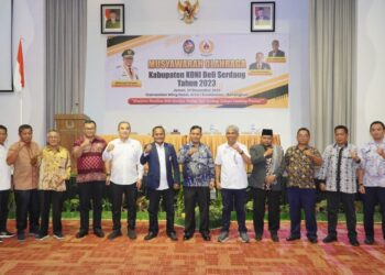 Musorkab KONI, Asisten I: Semoga Bisa Meningkatkan Prestasi Olahraga di Deli Serdang