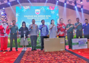 Hadiri Perayaan Natal Kodam I/BB, Pj Gubernur Sumut Harap Prajurit TNI Perkuat Ketakwaan pada Tuhan YME