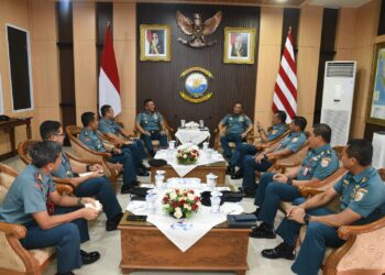 Pangkoarmada II Terima Kunjungan Dankoopskasel Koarmada RI