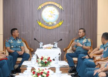 Pererat Soliditas dan Kerja Sama, Pangkoarmada II Terima Kunjungan Danpuskopaska