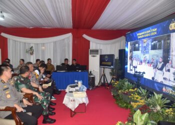 Pangkoarmada II Hadiri Pemantauan Pengamanan Malam Pergantian Tahun 2024