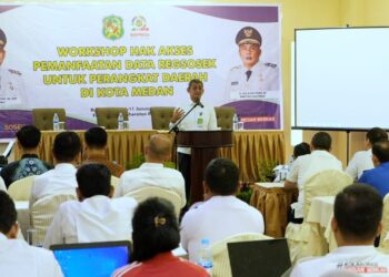 Buka Workshop Hak Akses Pemanfaatan Data Regsosek, Sekda : Hati-Hati Gunakan Data