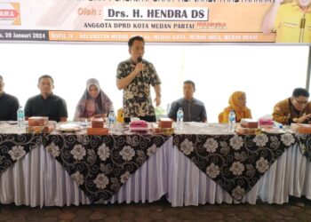 Reses Hendra DS di Medan Kota, Warga Antusias Sampaikan Keluhan