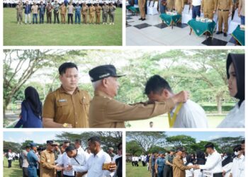 Bupati  Kukuhkan Satlinmas Kabupaten Asahan