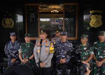 Kaskoarmada II Hadiri Apel Gelar Pasukan Gabungan TNI Polri Tahun 2024