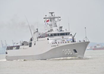 Sukses Selesaikan Misi Perdamaian, KRI Frans Kaisiepo-368 Tiba di Koarmada II