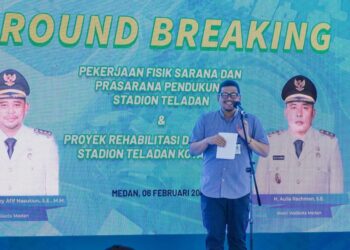 Ground Breaking Stadion Teladan, Bobby Nasution : Kebanggaan Pecinta Sepakbola dan Marwah Kota Medan