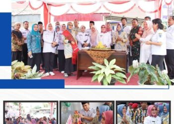 Lanjutkan Bolo Labuhanbatu, Hj Ellya Rosa Siregar Resmikan Puskesmas Negeri Lama