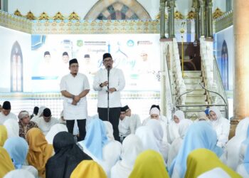 Bersama Ribuan Warga, Bobby Nasution Peringati Isra Mikraj di Masjid Raya Al Mashun Medan