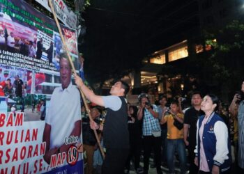 Masa Tenang Dimulai, Bobby Nasution Bersama KPU dan Bawaslu Medan Tertibkan APK