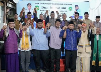 Apresiasi Doa Bersama Untuk Pemilu Damai, Bobby Nasution : Semua Agama Punya Kontribusi Bagi Kota Medan