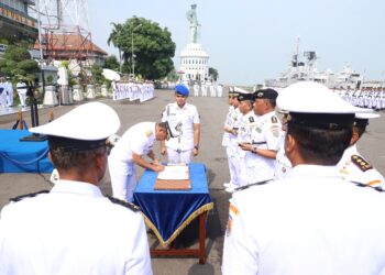 Pangkoarmada II Pimpin Sertijab dan Penyerahan Jabatan Strategis Koarmada II