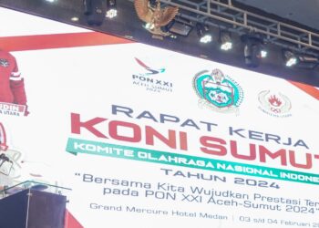 Pj Gubernur Harap KONI Sumut Terus Tingkatkan Pembinaan dan Gairahkan Kembali Cabor yang Pasif