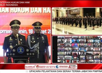 Kumham Sumut Pimpinan Baru, Menkumham: Jangan Jadi Bos, Jadilah Leader
