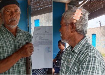 Tak Terima Ditegur, Mantan Kadus VIII Dibacok Pengusaha Ban