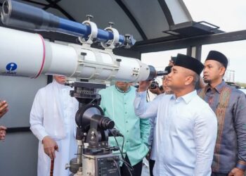 Bobby Nasution Pantau Hilal Awal Ramadhan Tahun 1445 H/2024 M