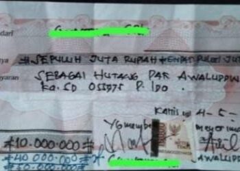 Kepala SD Negeri 055975 Pancur Ido Punya Hutang Rp10 Juta Rupiah?