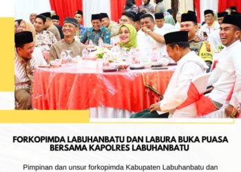 Forkopimda Labuhanbatu dan Labura Buka Bersama Dengan Jajaran Polres Labuhanbatu
