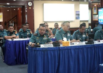 Pangkoarmada II Hadiri Paparan RGB Latihan Operasi Laut Gabungan TA. 2024