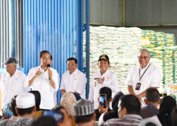 Dampingi Presiden Berikan Bantuan Pangan, Pj Gubernur Sumut: Sangat Penting untuk Jaga Stabilitas Pangan dan Tekan Inflasi