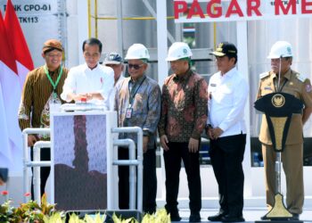 Dampingi Presiden Joko Widodo Resmikan Pabrik Minyak Makan Merah, Pj Gubernur Hassanudin Sambut Baik Hilirisasi Berbasis Rakyat di Sumut