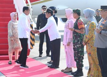 Kunker ke Sumut, Pj Gubernur Hassanudin Sambut Kedatangan Presiden RI Joko Widodo