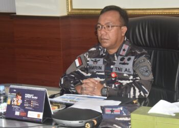 Melalui Vicon, Danguspurla Koarmada II Ikuti Rapat Kesiapan KTT World Water Forum ke-10