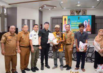 Disdagkop Labura Berikan Bahan Pangan kepada 2.744 KPM