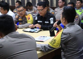 Polres Labuhanbatu Laksanakan Lat Pra Ops Ketupat Toba 2024