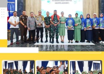 Plt Bupati Labuhanbatu Hadiri Exit Briefing Danrem/022 Pantai Timur Kolonel Inf. Agustatius Sitepu
