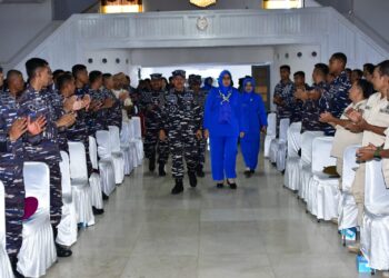 Pangkoarmada II Tatap Muka Bersama Keluarga Besar Lantamal VI Makassar