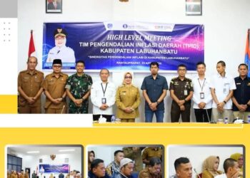 Plt Bupati Labuhanbatu Buka Kegiatan Rakor High Level Meeting TPID 2024